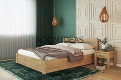 Кровать Лира с ПМ Щит Бук Бук натуральный Roz155 фото
