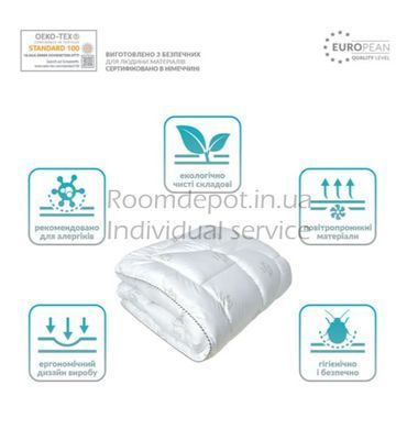 Ковдра Super Soft Classic літня IDEIA Білий 140*210 Білий RD3079 фото