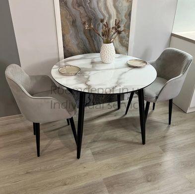 Стол круглый кухонный с креслами Oliver Джем 90x90 см  RD1887 фото