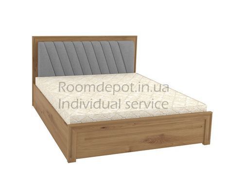 Двуспальная кровать Торонто Люкс MebiGrand 140х200 см Орех темный Орех темный RD3433 фото