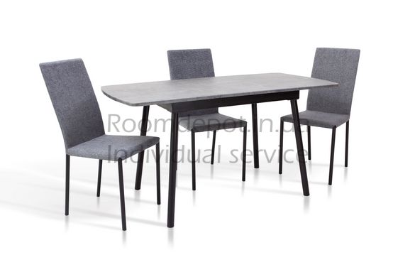 Стол обеденный Соло Микс Мебель Черный Черный RD1452 фото