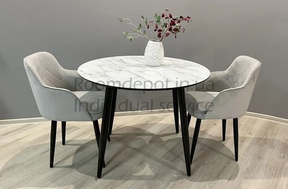 Стол круглый кухонный с креслами Oliver Джем 90x90 см  RD1887 фото