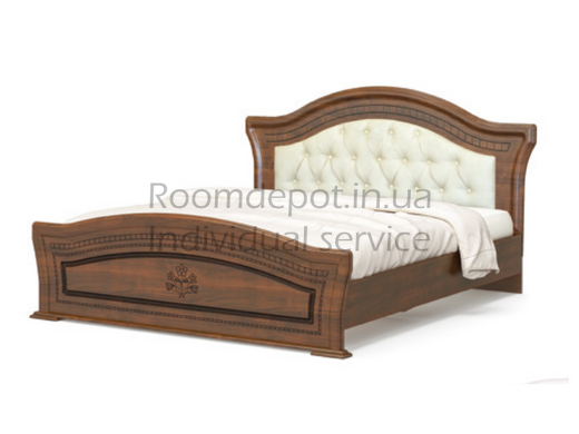 Ліжко мягкая Мілано Мебель Сервис 160х200 см Вишня портофіно Вишня портофіно RD2561 фото