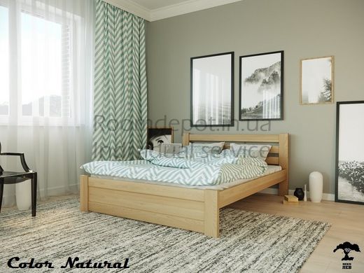 Кровать Жасмин ЛЕВ Бук натуральный 90х200 см Бук натуральный