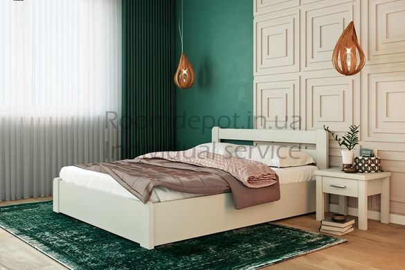 Кровать Лира с подъемным механизмом ЛЕВ Бук натуральный 90х190 см Бук натуральный RD155-10 фото