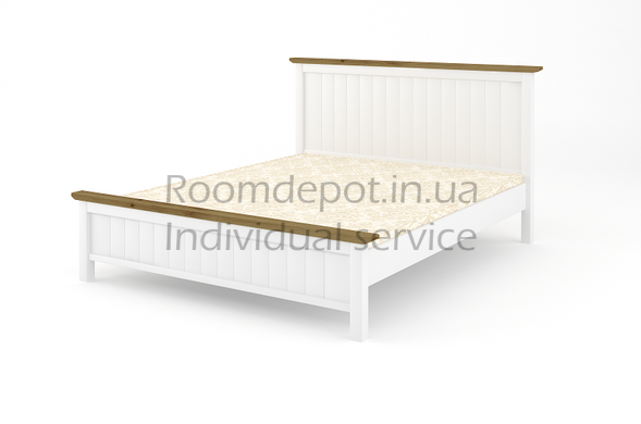 Дерев'яне ліжко Вірджинія MebiGrand 140х200 см Вільха Вільха RD1428-2 фото