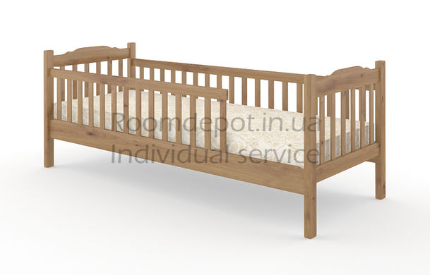 Детская кровать Карина MebiGrand 90х190 см Ольха Ольха RD28-19 фото