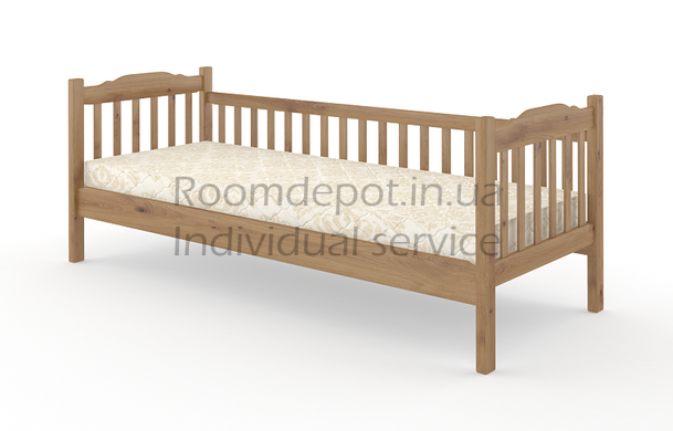 Детская кровать Карина MebiGrand 80х190 см Ольха Ольха RD28-3 фото