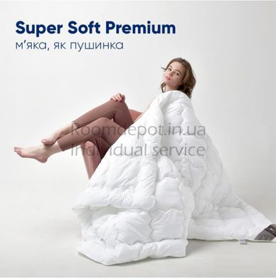 Одеяло Super Soft Premium летнее IDEIA Белый 140*210 Белый RD3081 фото