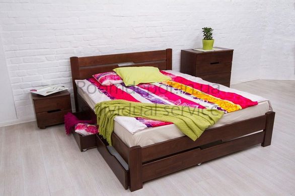 Кровать с ящиками Айрис Олимп 120х200 см Венге Венге RD1239-12 фото
