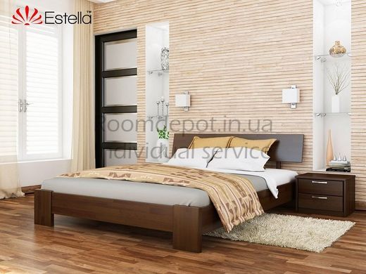 Деревянная кровать Титан Эстелла 160х190 см Орех темный, Щит Орех темный RD105-64 фото