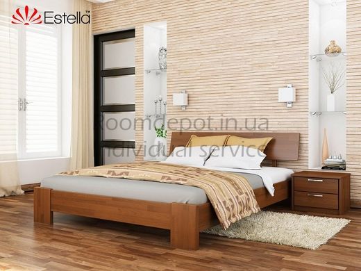 Деревянная кровать Титан Эстелла 160х190 см Орех темный, Щит Орех темный RD105-64 фото