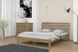 Деревянная кровать Челси MebiGrand 140х200 см Орех темный RD1462-9 фото 1