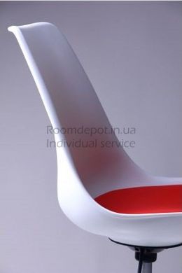 Барный стул Aster chrome белый+красный AMF RD1650  RD1650 фото