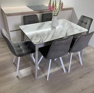 Стіл обідній зі стільцями Chester Джем 70x110 см  RD1892 фото