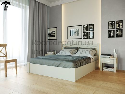 Ліжко Афіна New з підйомним механізмом ЛЕВ Бук натуральний 160х190 см Бук натуральний RD157-50 фото
