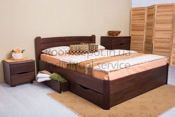Ліжко з ящиками Софія V Олімп 200х200 см Венге Венге RD1251-24 фото
