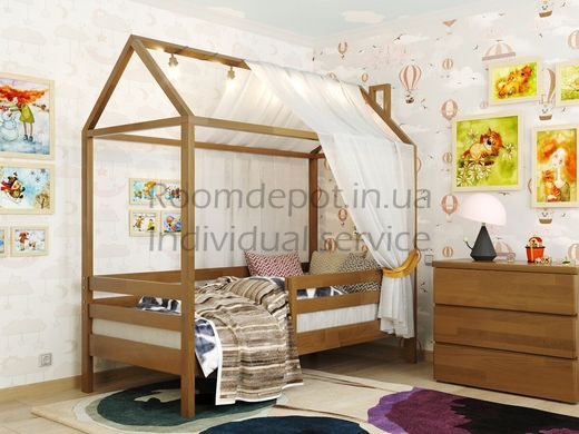 Кровать детская домик Джерри Арбор Древ Бук 80х190 см Ольха Ольха RD2347-8 фото