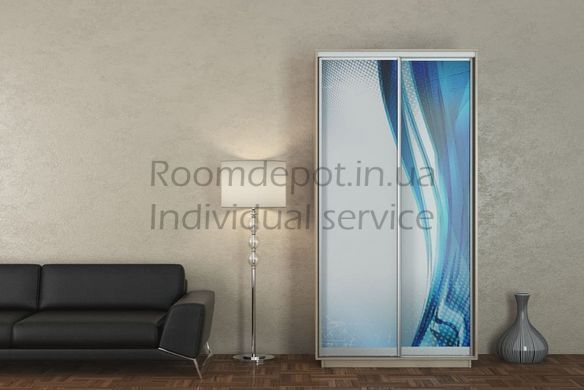 Шафа-купе дводверна 110x220x45 см Garant Дуб крафт золотой Дуб крафт золотий RD1015 фото