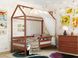 Кровать детская домик Джерри Арбор Древ Сосна 80х190 см Орех RD2347-1 фото 7